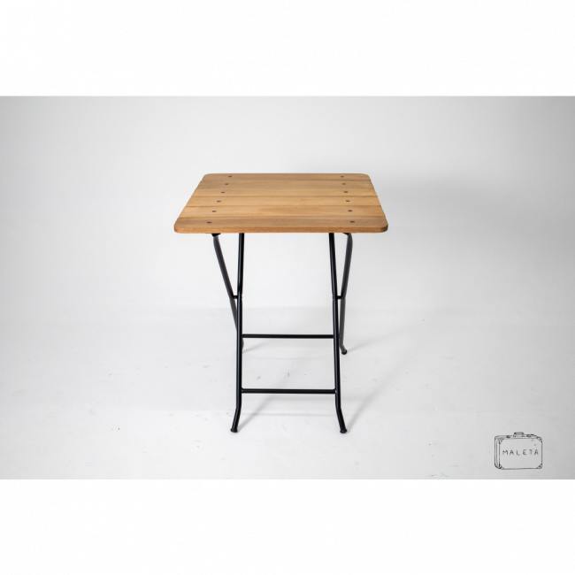 MESA DOBRÁVEL MADEIRA RIPADA – L0,60XP0,60XA0,75