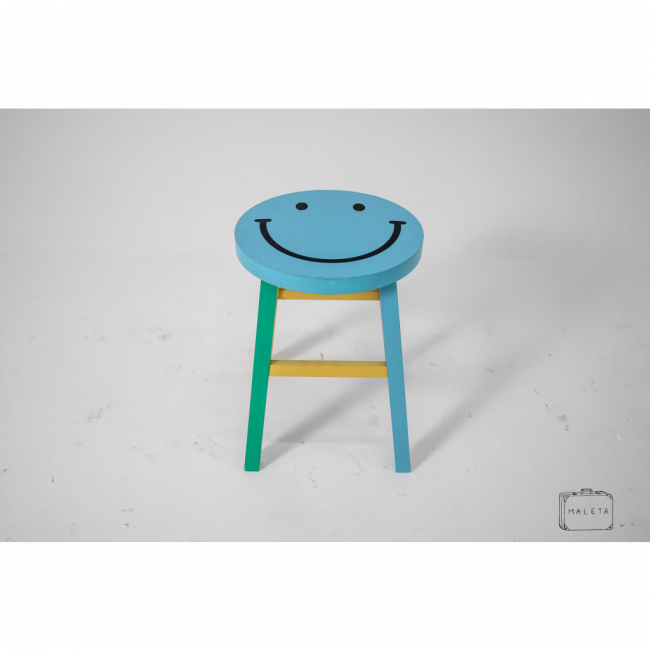 BANCO INFANTIL SMILE COLORIDO – D0,28XA0,38