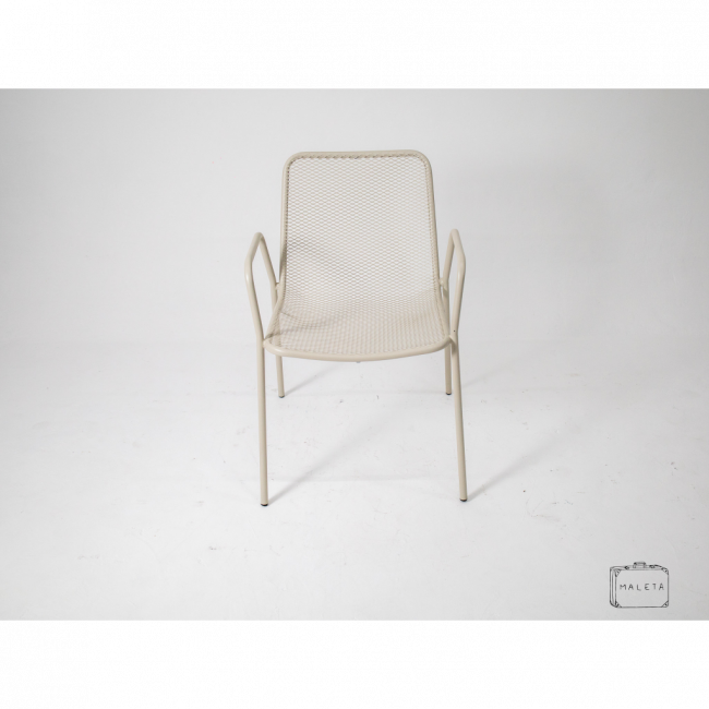 CADEIRA ARAMADA CREME – L0,54XP0,60XA0,77