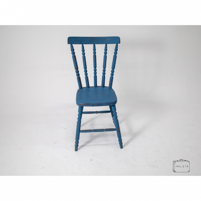 CADEIRA MADEIRA AZUL – L0,48XP0,44XA0,90