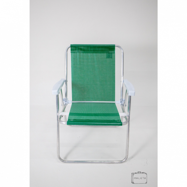 CADEIRA DE PRAIA VERDE BANDEIRA