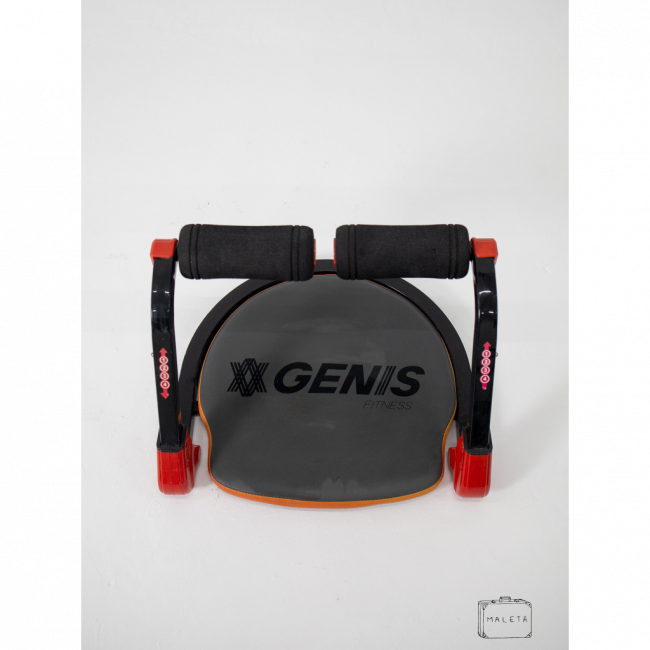 APARELHO PARA ABDOMINAL GENIS PRETO COM VERMELHO