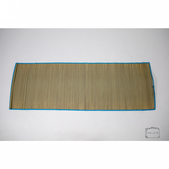 ESTEIRA DE PALHA BORDA AZUL – C1,70XL0,60