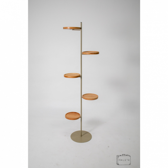 SUPORTE DE CHÃO PARA 05 VASOS – A1,50