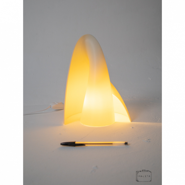 LUMINÁRIA DE MESA CARAMUJITA BRANCA