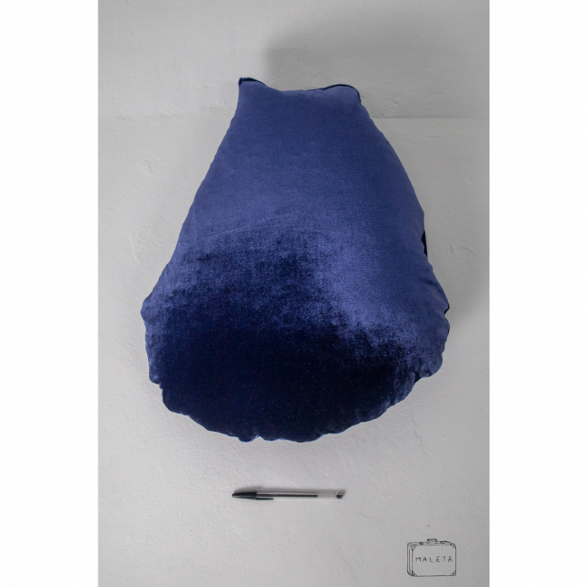 ALMOFADA VELUDO AZUL ROYAL
