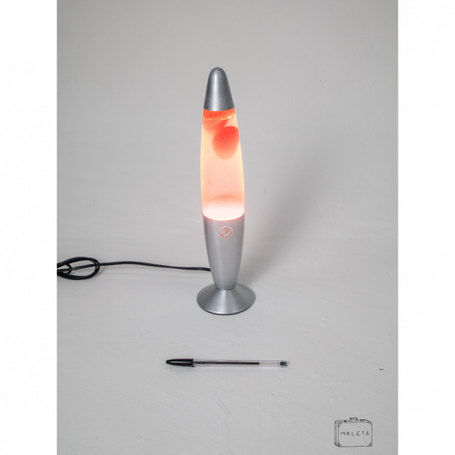 LUMINÁRIA LAVA LAMP VERMELHA