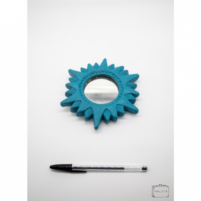 ESPELHO MOLDURA SOL AZUL