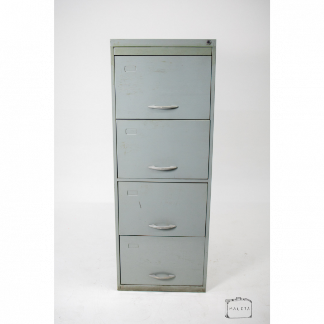 ARQUIVO METAL 4 GAVETAS VERDE PISTACHE – A1,34XL0,49XP0,68