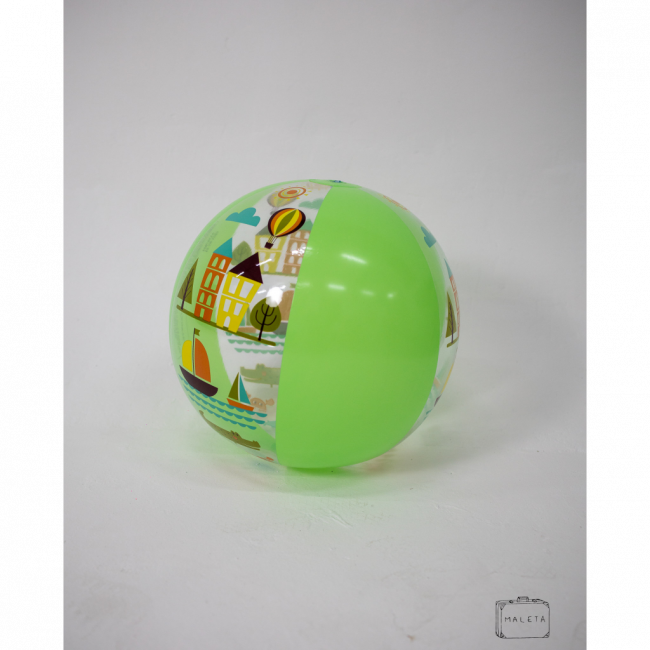 BOLA INFLÁVEL VERDE ESTAMPADA – D0,60