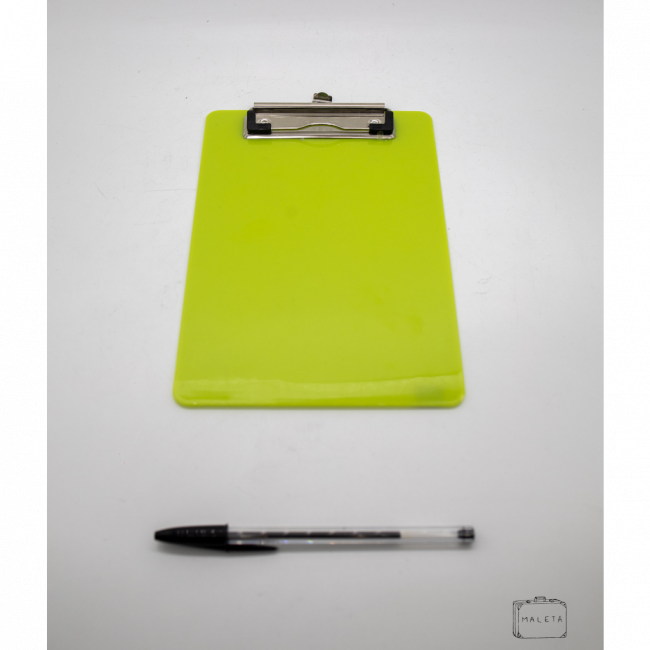 PRANCHETA A5 VERDE LIMÃO