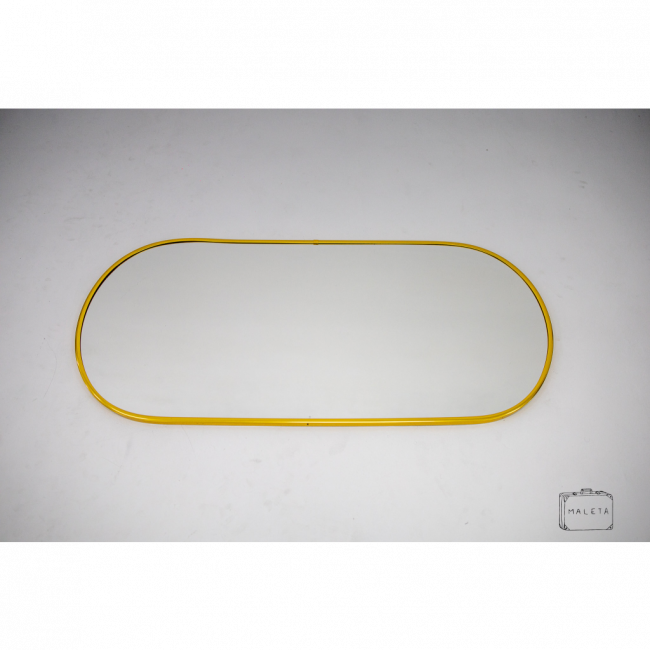 ESPELHO OVAL MOLDURA DOURADA – L0,51XA1,12