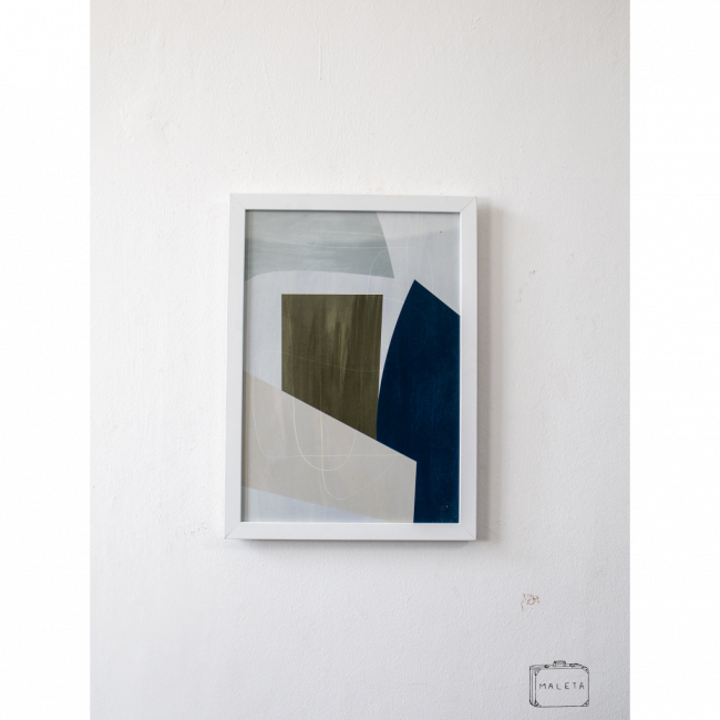 QUADRO DESENHOS GEOMÉTRICOS – 33X46