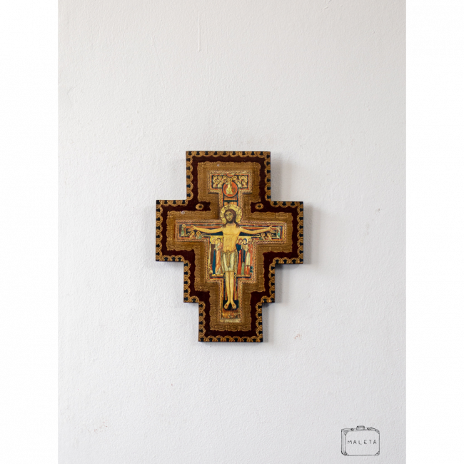 JESUS CRISTO CRUCIFICADO MADEIRA - L0,24XA0,30