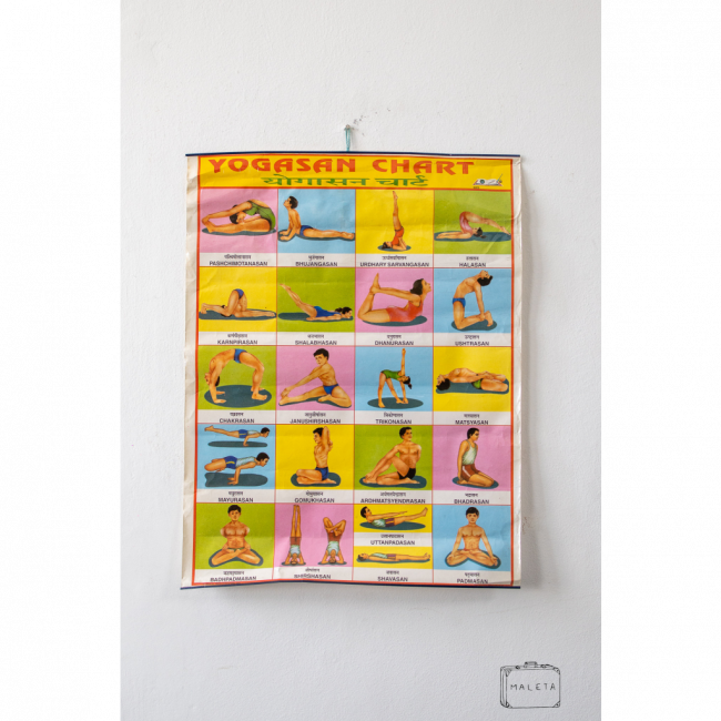 POSTER YOGASAN CHART