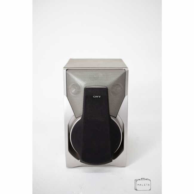 CAIXA DE SOM PRATA SONY - A0,37XL0,23XP0,29