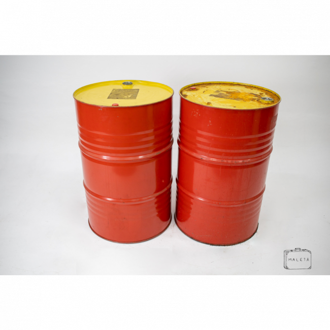 TONEL VERMELHO TAMPO AMARELO - A0,89XD0,59