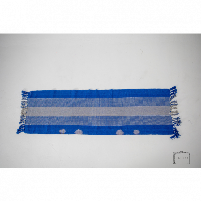 PASSADEIRA AZUL COM CINZA - 1,42X0,40