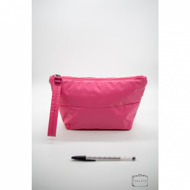NECESSAIRE ROSA ACOLCHOADA