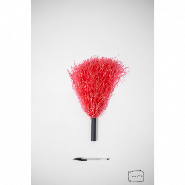 POMPOM DE TORCIDA VERMELHO