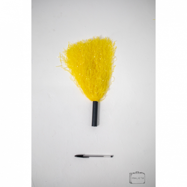 POMPOM DE TORCIDA AMARELO