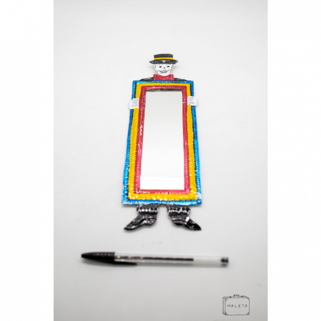 PLACA METAL ESPELHO MEXICANO