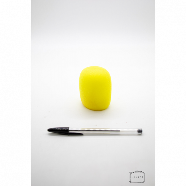 ESPUMA PARA MICROFONE AMARELA