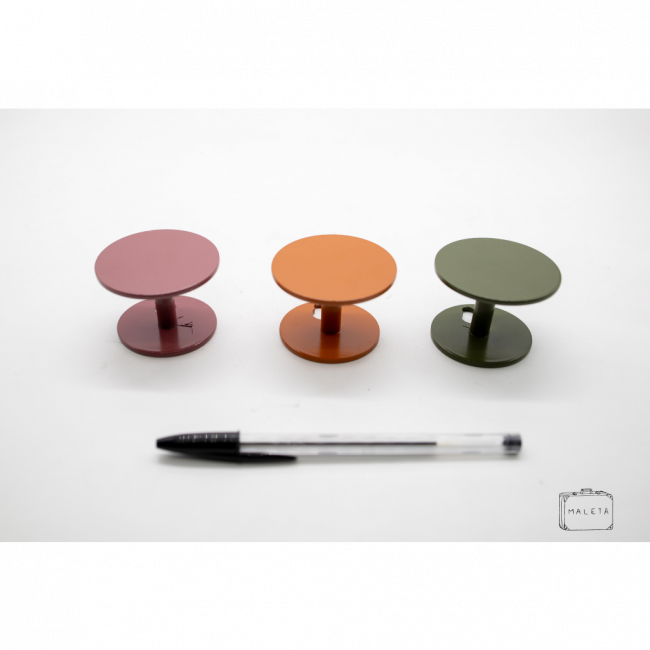 SUPORTE DE PAREDE PARA TOALHA/PANO METAL - CORES