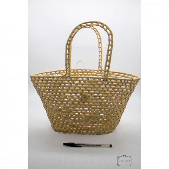 BOLSA PALHA FURINHOS ESPAÇADOS