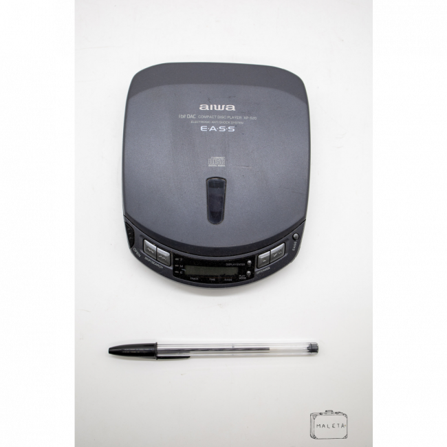 DISKMAN CINZA GRAFITE - AIWA