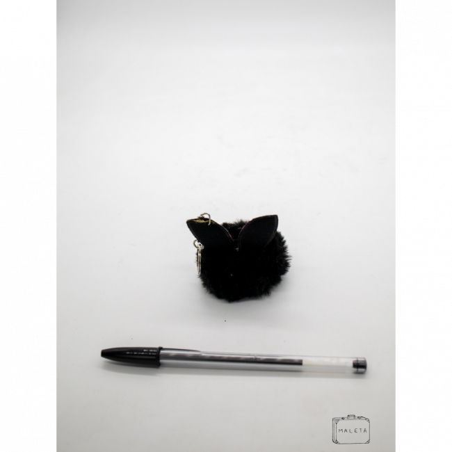 CHAVEIRO COELHO PELUDINHO PRETO
