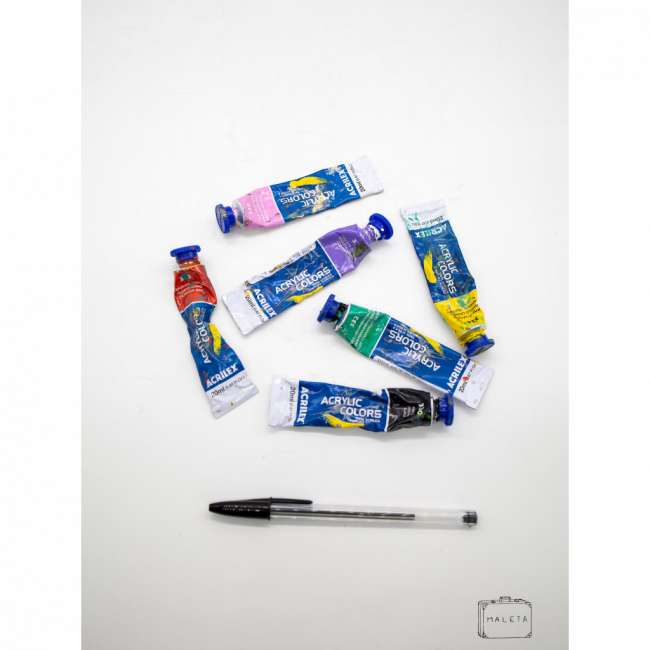 BISNAGAS TINTA ACRÍLICA