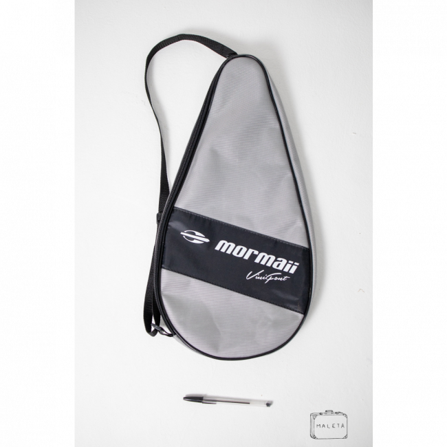 BOLSA PARA RAQUETE MORMAII CINZA