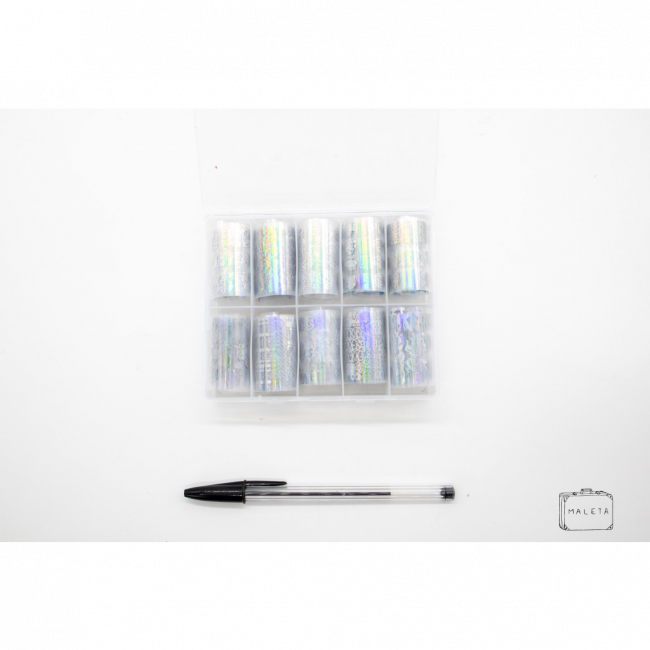 CAIXA COM FITA DECORATIVA PARA UNHA
