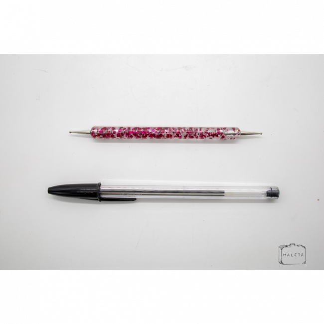 BOLEADOR NAILS GLITTER PINK