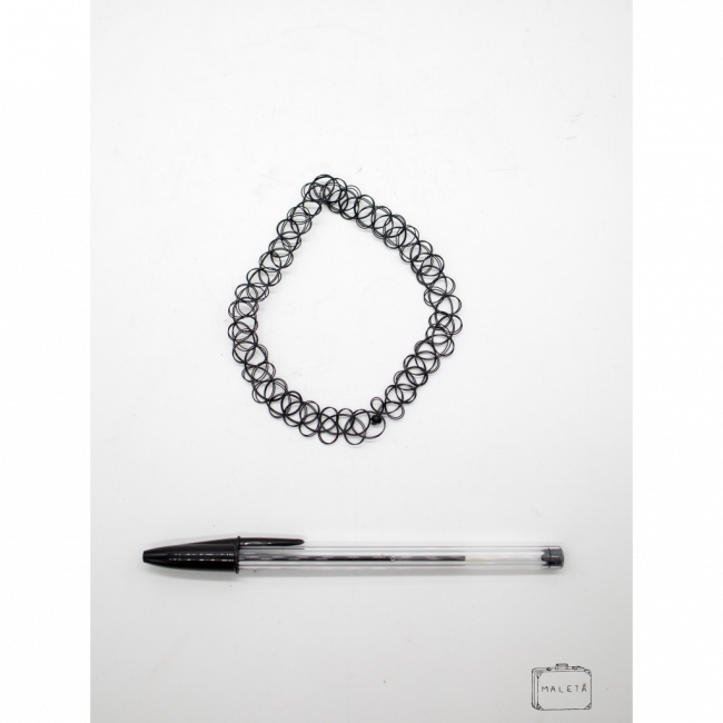 CHOKER ELÁSTICO PRETO