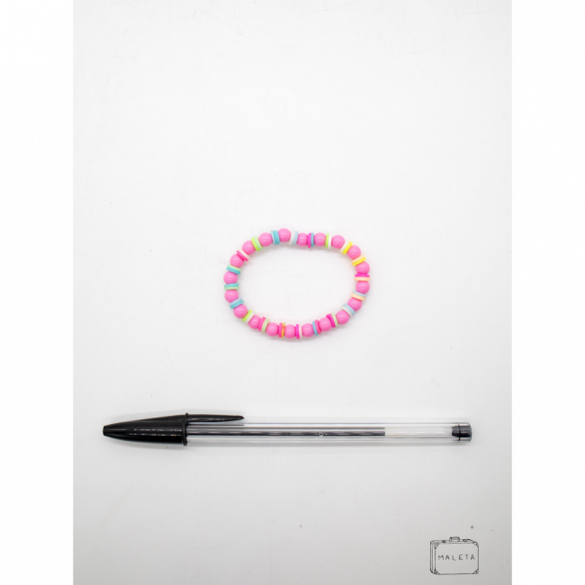 PULSEIRA INFANTIL MIÇANGAS ROSAS