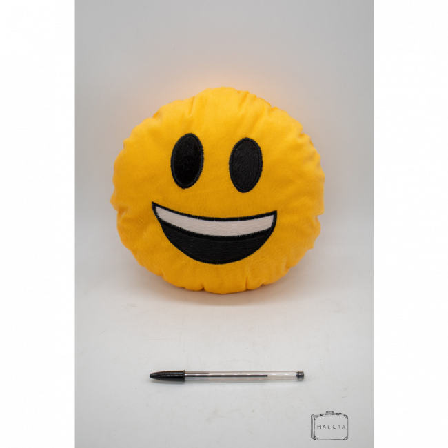 ALMOFADA EMOTICON SORRISO OLHOS ABERTOS