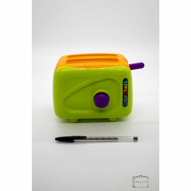 TORRADEIRA BRINQUEDO VERDE COM LARANJA