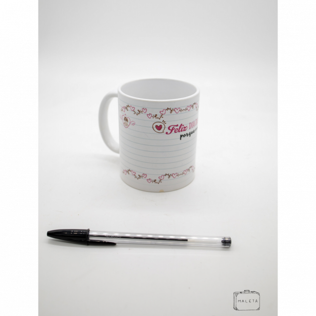 CANECA CERÂMICA BRANCA \