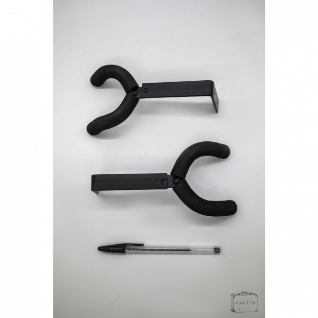 SUPORTE PARA VIOLÃO/GUITARRA DE PAREDE - PRETO