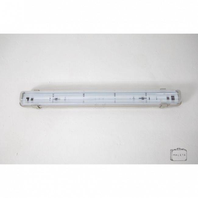 CALHA PLÁSTICO CINZA - 65X8