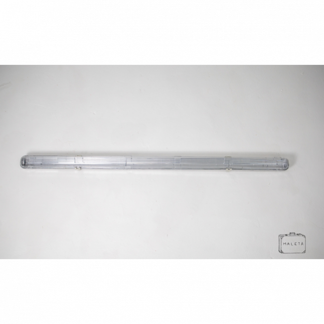 CALHA PLÁSTICO PRATA - 1,25X7