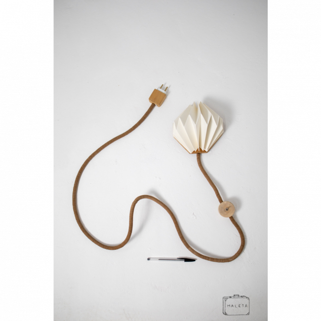 ARANDELA SANFONINHA OFF WHITE
