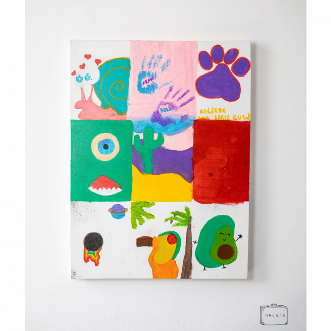 TELA INFANTIL DESENHOS SEM MOLDURA - L0,60XA0,80