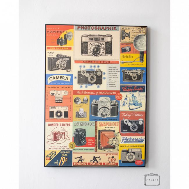 QUADRO CÂMERAS FOTOGRÁFICAS – 51X72