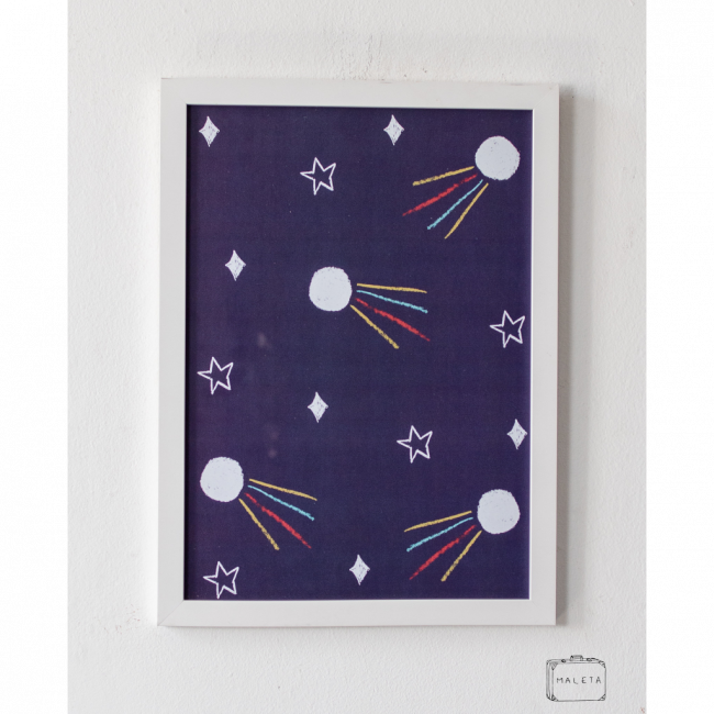 QUADRO INFANTIL GALÁXI – 33X45