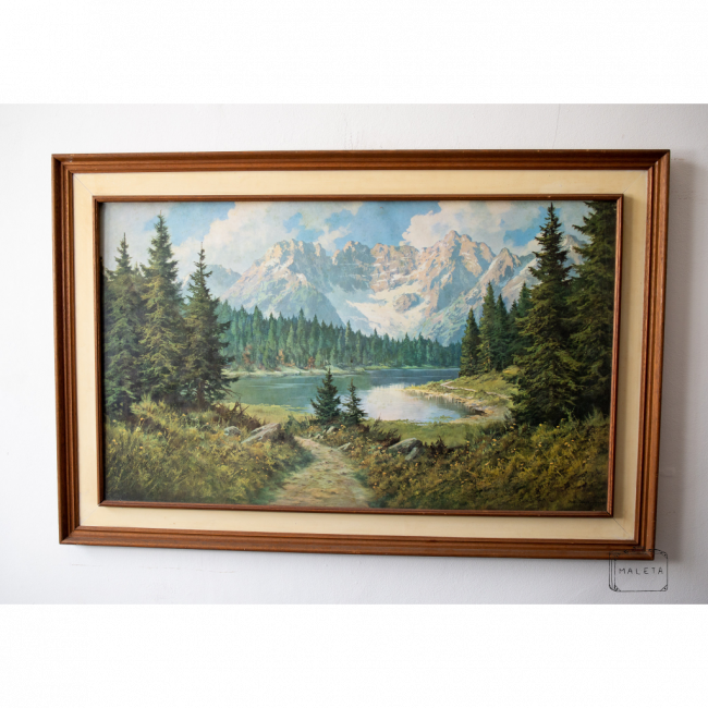 QUADRO RIACHO COM FLORESTA – 120X79