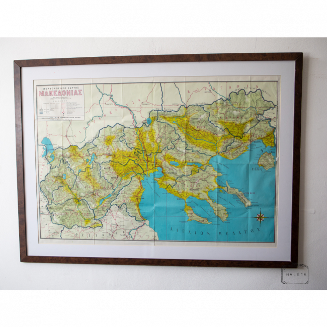 QUADRO MAKEAONIAE MAPA – 115X86