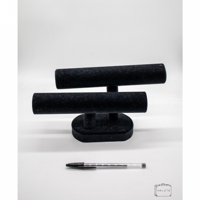 PORTA PULSEIRA VELUDO PRETO